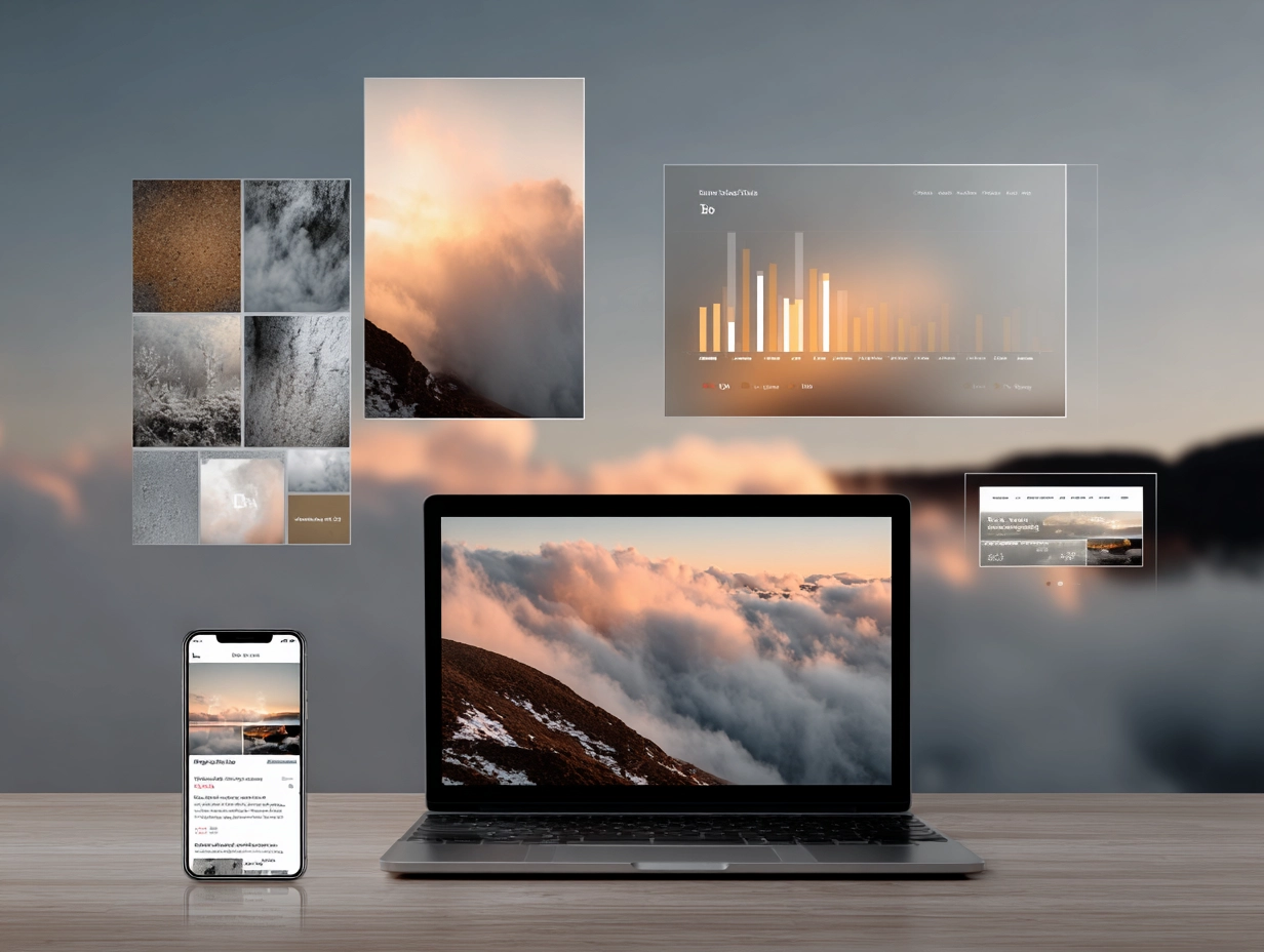 Marketing service visual